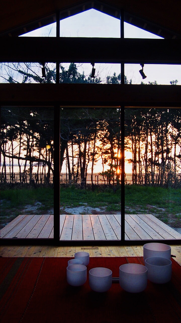 studio in front of the sea